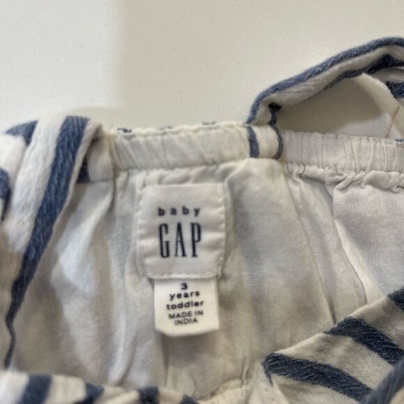 ☀️ GAP Blue and White Striped Overalls - Picture 4 of 7